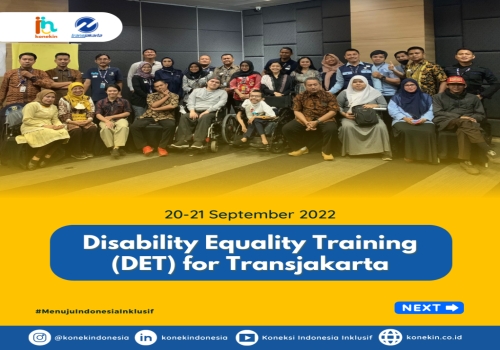Disability Equality Training (DET) for Transjakarta